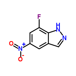 7-Fluoro-5-nitro-1H-indazole structure