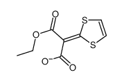 2-(1,3-dithiol-2-ylidene)-3-ethoxy-3-oxopropanoate Structure