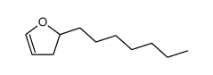 2-heptyl-2,3-dihydrofuran Structure