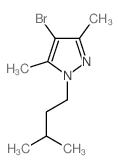 4-溴-3,5-二甲基-1-(3-甲基丁基)-1H-吡唑图片