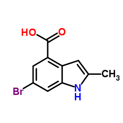 6-Bromo-2-methyl-1H-indole-4-carboxylic acid picture