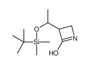 3-[1-[[tert-Butyldimethylsilyl]oxy]ethyl]azetidin-2-one Structure