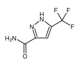 5-三氟甲基吡唑-3-甲酰胺结构式