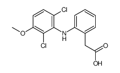 2-[2-(2,6-dichloro-3-methoxyanilino)phenyl]acetic acid结构式