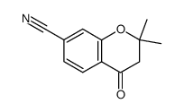 2,2-二甲基-4-氧代色满-7-甲腈结构式