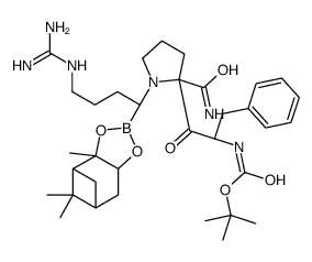 Boc-phe-pro-boroarg-OH Structure