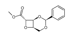 2,4-anhydro-3,5-O-[(S)-phenylmethylene]- D-Lyxonic acid Methyl ester Structure