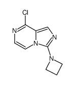 3-(azetidin-1-yl)-8-chloroimidazo[1,5-a]pyrazine Structure