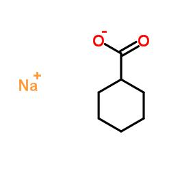 Sodium cyclohexanecarboxylate Structure