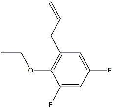 2-ethoxy-1,5-difluoro-3-prop-2-enylbenzene结构式