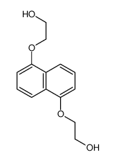 2-[5-(2-hydroxyethoxy)naphthalen-1-yl]oxyethanol Structure