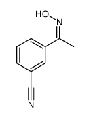 3-(N-hydroxy-C-methylcarbonimidoyl)benzonitrile结构式