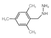 (2,4,6-三甲基苄基)肼结构式