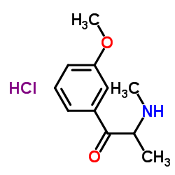 3-Methoxymethcathinone hydrochloride结构式