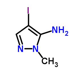 4-Iodo-1-methyl-1H-pyrazol-5-amine structure