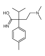 2-[2-(dimethylamino)ethyl]-3-methyl-2-(4-methylphenyl)butanamide Structure