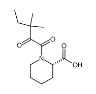 (S)-1-(3,3-Dimethyl-2-Oxopentanoyl)Piperidine-2-Carboxylic Acid Structure