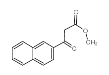 3-Naphthalen-2-yl-3-oxo-propionic acid methylester structure