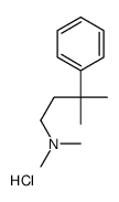 N,N,3-trimethyl-3-phenylbutan-1-amine,hydrochloride Structure