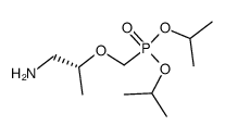 (R)-2-phosphonomethoxy-propylamine diisopropyl ester结构式