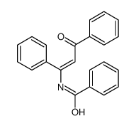 N-(3-oxo-1,3-diphenylprop-1-enyl)benzamide Structure