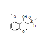 1-(2,6-Dimethoxyphenyl)-2-(methylsulfonyl)ethan-1-ol Structure