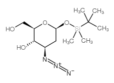 3-叠氮-2,3-二脱氧基-1-O-(叔丁基二甲基甲硅烷基)-β-D-阿拉伯-六吡喃糖图片