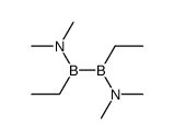 N,N,N',N'-Tetramethyl-1,2-diethyl-1,2-diborane(4)diamine结构式