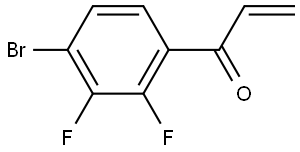 1-(4-Bromo-2,3-difluorophenyl)-2-propen-1-one Structure