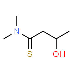 Butanethioamide, 3-hydroxy-N,N-dimethyl- (9CI) structure