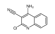 4-amino-2-chloroquinoline-3-carbonitrile结构式