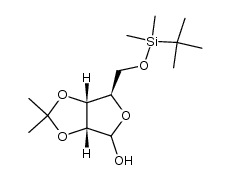 (3aR,6R,6aR)-6-(((tert-Butyldimethylsilyl)oxy)methyl)-2,2-dimethyltetrahydrofuro[3,4-d][1,3]dioxol-4-ol picture