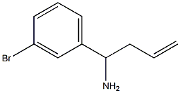 1-(3-BROMOPHENYL)BUT-3-EN-1-AMINE Structure