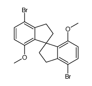 4,4-二溴-7,7-二甲氧基-2,2,3,3-四氢-1,1-螺二[茚]结构式