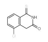 3(2H)-Isoquinolinone,5-chloro-1,4-dihydro-1-thioxo-结构式