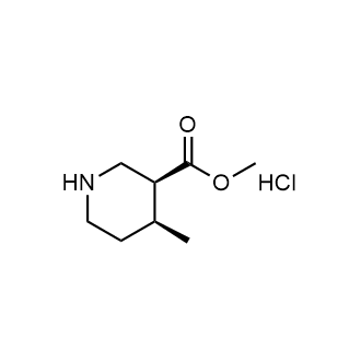 (3S,4S)-4-甲基哌啶-3-羧酸甲酯;盐酸盐图片