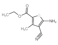 Ethyl 5-氨基-4-氰基-3-甲基-2-噻吩羧酸乙酯图片