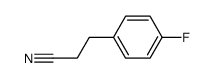 BENZENEPROPANENITRILE, 4-FLUORO- Structure