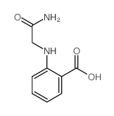 Benzoic acid,2-[(2-amino-2-oxoethyl)amino]-结构式