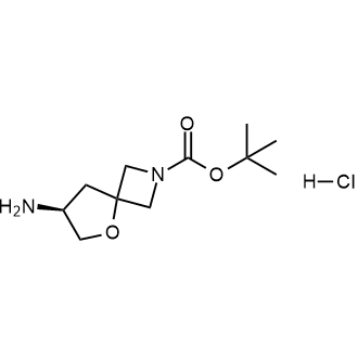 tert-Butyl (S)-7-amino-5-oxa-2-azaspiro[3.4]octane-2-carboxylate hydrochloride picture