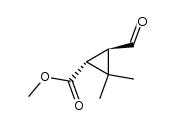 1R-trans-methyl caronaldehydate structure