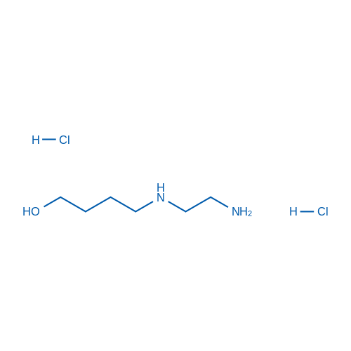 4-((2-Aminoethyl)amino)butan-1-ol dihydrochloride structure