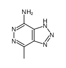 1H-v-Triazolo[4,5-d]pyridazine,4-amino-7-methyl-(8CI) structure