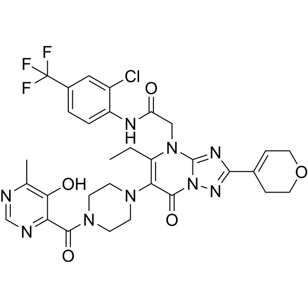 Werner syndrome RecQ helicase-IN-1结构式