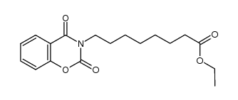 8-(2,4-dioxo-1,3-benzoxazin-3-yl)octanoic acid ethyl ester Structure