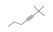 2,2-Dimethyl-3-heptyne Structure