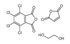 ethane-1,2-diol,furan-2,5-dione,4,5,6,7-tetrachloro-2-benzofuran-1,3-dione Structure