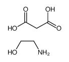 2-aminoethanol,propanedioic acid Structure