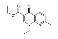 ethyl 1-ethyl-1,4-dihydro-7-methyl-4-oxo-1,8-naphthyridine-3-carboxylate Structure