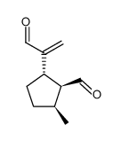 (1S,2S,3S)-2-Formyl-3-methyl-α-methylenecyclopentaneacetaldehyde structure